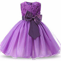 Нарядна сукня на дівчинку фіолетова зріст 116