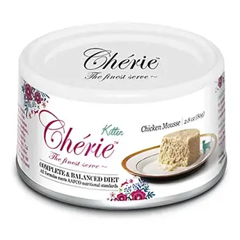 Консерви для кішок Cherie Complete&Balanced Chicken Mousse Мус із курки для кошенят 80 г