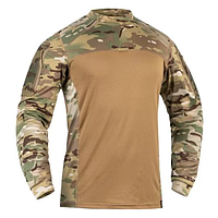 Рубашка полевая "LACERTA L/S", военная летняя футболка, тактическая рубашка мультикам, влагоотводная футболка