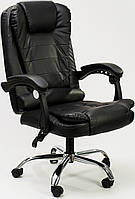 Офісне крісло Diego з масажем чорне