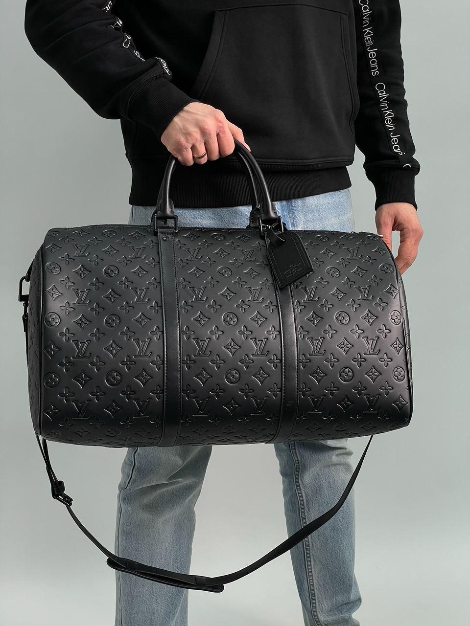 Чоловіча сумка Луї Віттон чорна Louis Vuitton Black, фото 1