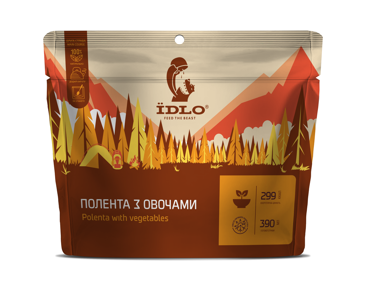 IIDLO (Полента з овочами, 90г)