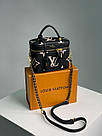 Жіноча брендова сумка Луї Віттон / стильна жіноча сумочка на ремені, фото 3