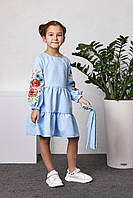 Модна дитяча сукня для дівчинки в українському стилі