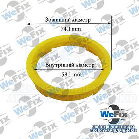 Центрувальне кільце 74.1/58.1 TPI