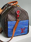Чоловіча сумка Луї Віттон коричнева Louis Vuitton Brown Keepall Bandouliere Bag, фото 9
