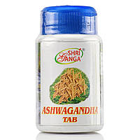 Ашвагандха таб,Ashwagandha tab, Shri Ganga,400 mg активної речовини,60 таб.біодобавка