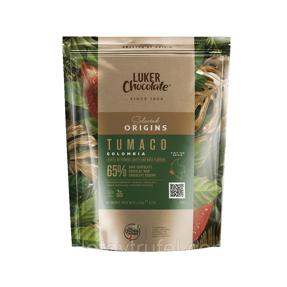 Шоколад чорний TUMACO 65 %, Luker Chocolate