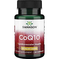Натуральная добавка Swanson CoQ10 30 mg, 60 капсул CN7239 PS