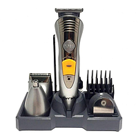 Машинка для стрижки волос 7в1 Gemei GM-580, электростанок, триммер для бороды, машинка для бритья, dr