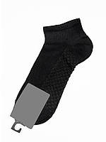 Черные фактурные низкие носки, размер 37-41