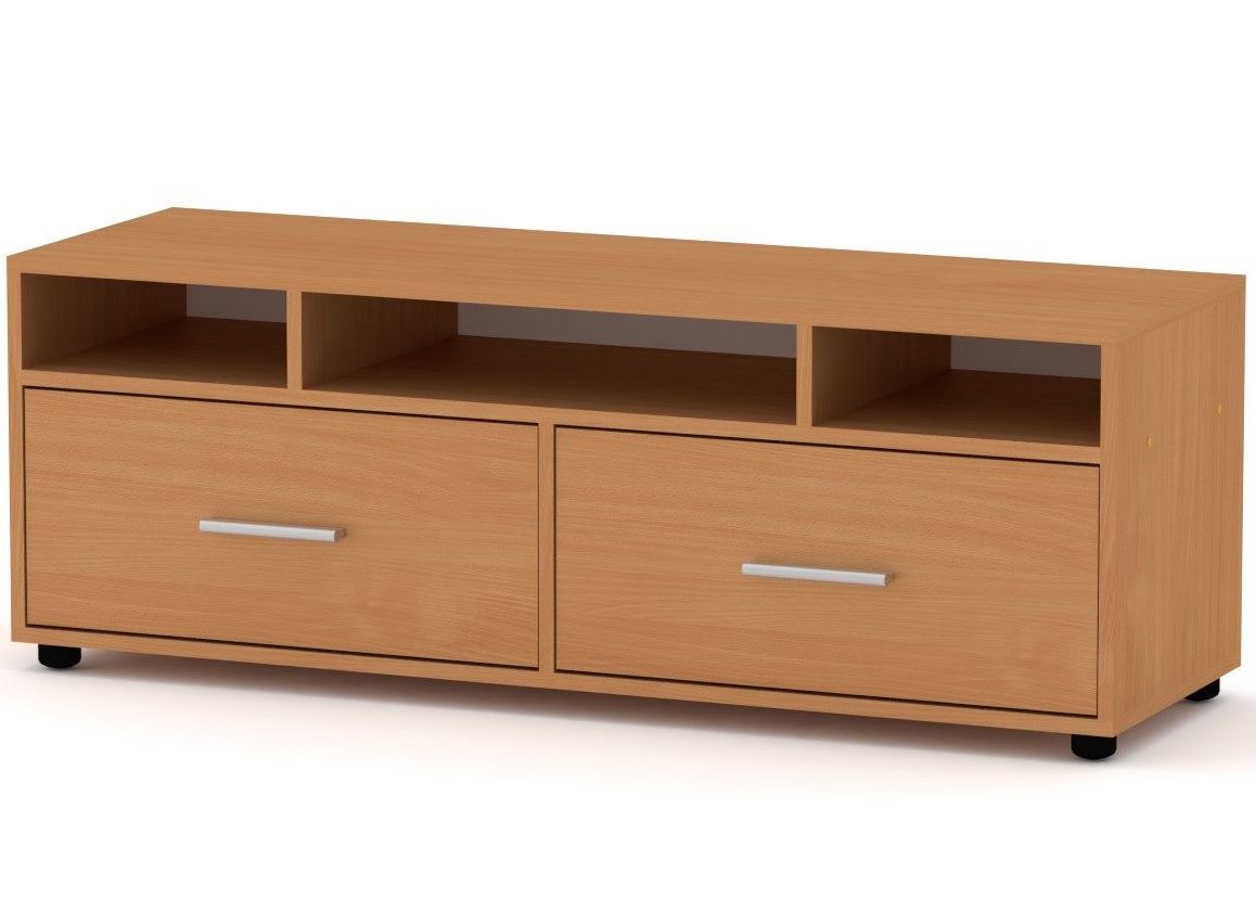 Тумба під ТВ Плазма бук Компаніт (120х38х43 см), фото 1