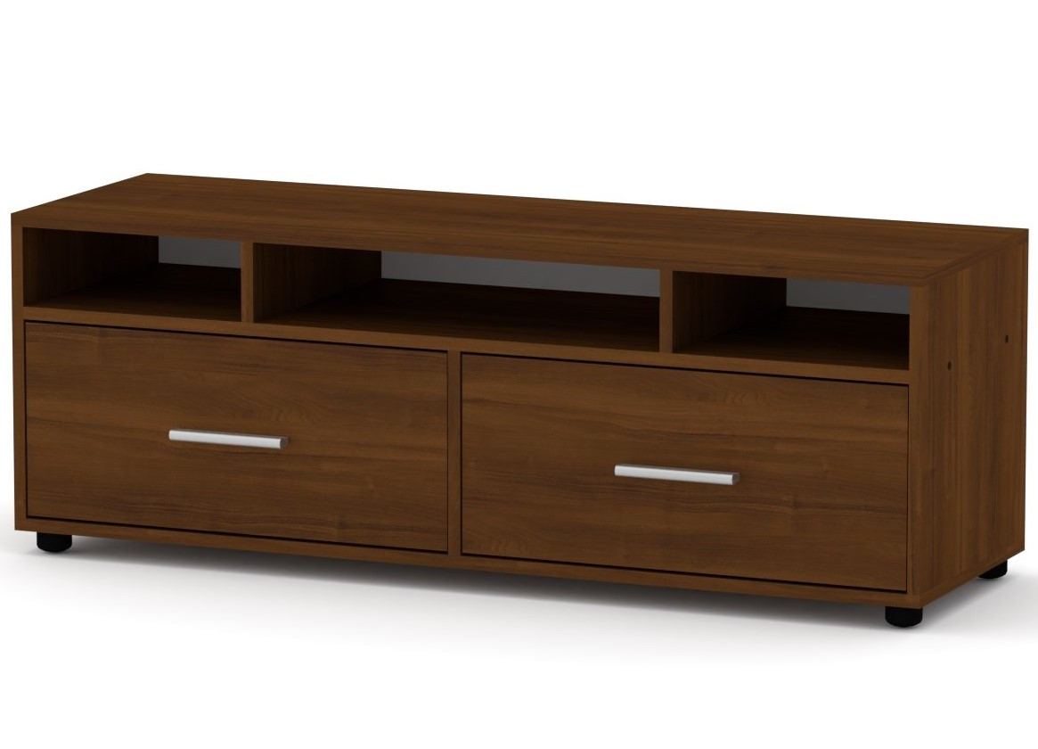 Тумба під ТВ Плазма горіх екко Компаніт (120х38х43 см), фото 1