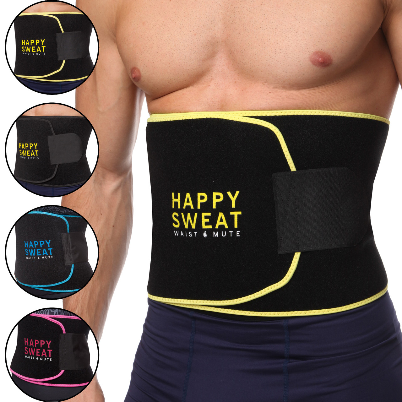 Пояс для схуднення неопреновий розмір 115х25 см HAPPY SWEAT 9039-L