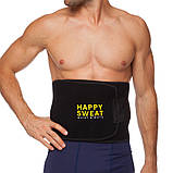 Пояс для схуднення неопреновий розмір 115х25 см HAPPY SWEAT 9039-L, фото 3