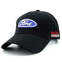 Кепка Ford, брендова автомобільна кепка, бейсболка чорна Форд