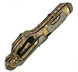 Чохол для вудилищ ECLIPSE 1,50 м каркасний, мультикам з зеленими вставками, золоті літери, 3 секції 1050CM