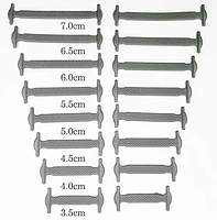 Ліниві шнурки без зав'язок жовті для кросівок. Силіконові шнурки колір жовтий для взуття, фото 2