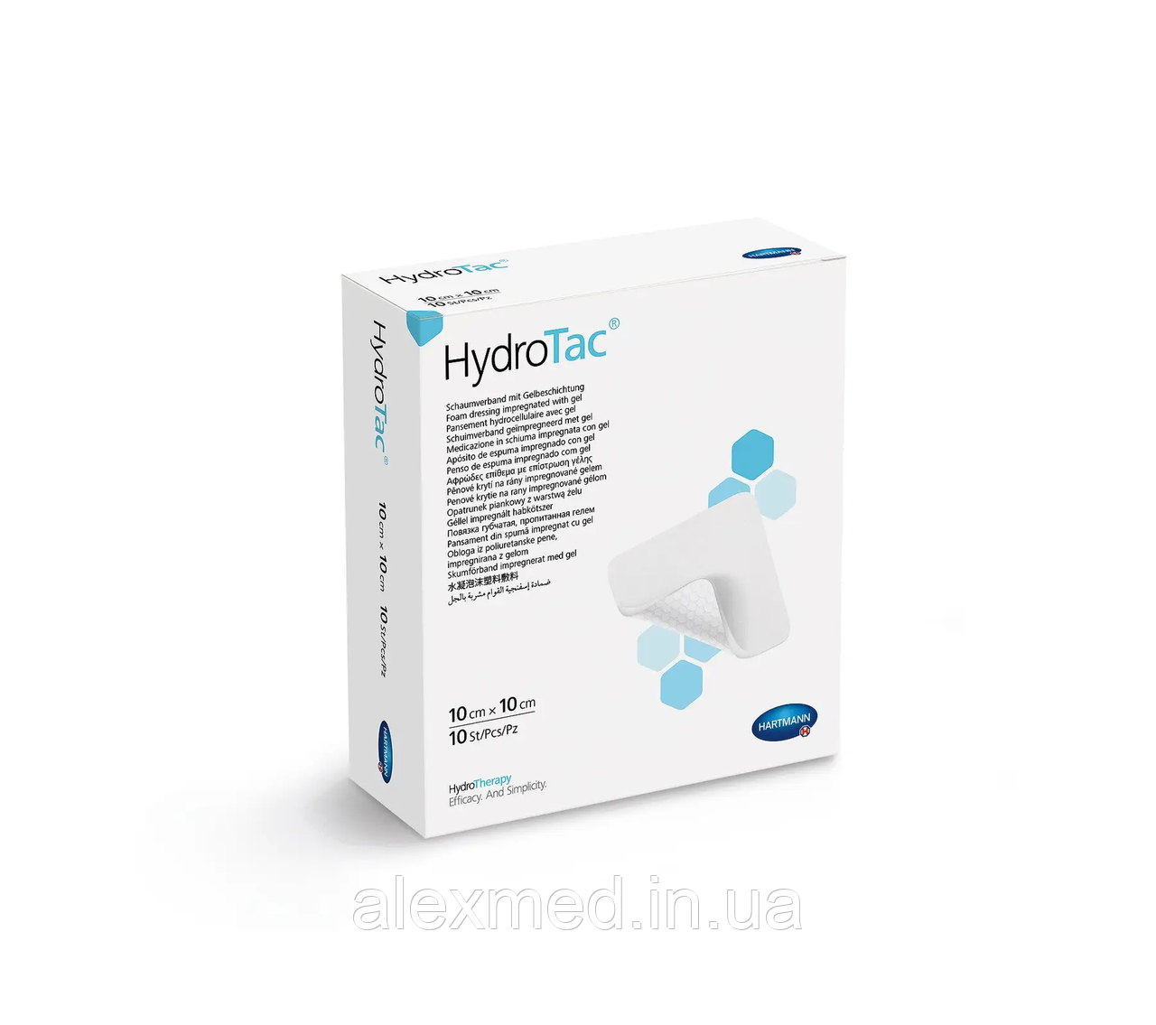 Пов'язка губчата з гелевим покриттям HydroTac® / Гідротак