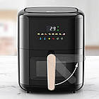 Аерофритюрниця без олії 7,5л (3400Вт) TK01011 / Мультипіч для дому / Фритюрниця з антипригарним покриттям, фото 4