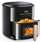 Аерофритюрниця без олії 7,5л (3400Вт) TK01011 / Мультипіч для дому / Фритюрниця з антипригарним покриттям, фото 2