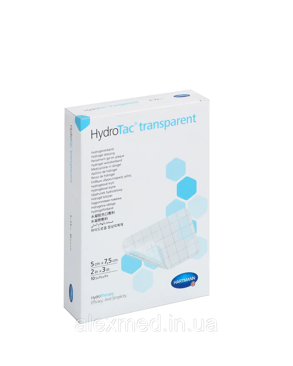 Пов`язка гідрогелева HydroTac® transparent / ГідроТак транспарент