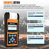 Тестер АКБ Foxwell 12-24В BT780 з мініпринтером у кейсі, фото 7