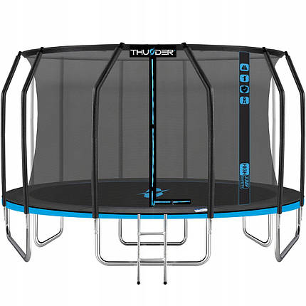Батут із внутрішньою сіткою THUNDER Inside Elite 16FT 490 см Black/Blue, фото 1