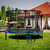 Батут із внутрішньою сіткою THUNDER Inside Ultra 14FT 435 см Black/Blue, фото 11