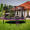 Батут із внутрішньою сіткою THUNDER Inside Ultra 14FT 435 см Black/Pink, фото 10