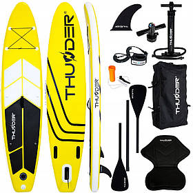 Надувна SUP дошка THUNDER Coast 320 см з веслом Yellow