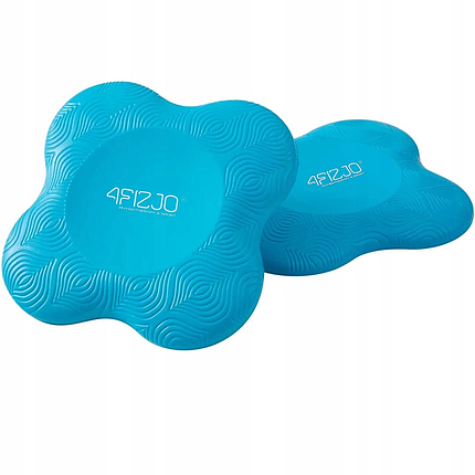 Підставки під коліна та лікті для йоги 4FIZJO 2 шт Blue (P-5907739315359), фото 1