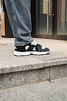 Кросівки чоловічі Adidas Nite Jogger Black White Green Адідас Найт Джогер Блек Вайт Грін 41, фото 2