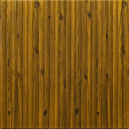 Панель самоклеюча декоративна 3D, бамбук дерево 700x700x8.5мм (072), фото 2