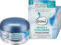 Balea Beauty Hyaluron Tagescreme LSF15 дневной крем с гиалуроновой кислотой 50 мл 30+