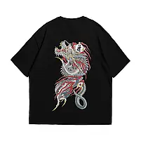 Футболка з принтом Yakuza Kiwami Kazuma Kiryu Tattoo XL Чорний, фото 3