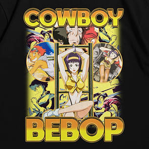 Футболка з принтом Cowboy Bebop S Чорний, фото 3