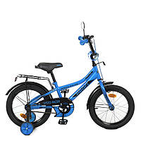 Детский двухколесный велосипед Profi Speed racer 16д. Y16313 с дополнительными колесами, фонарик, звонок