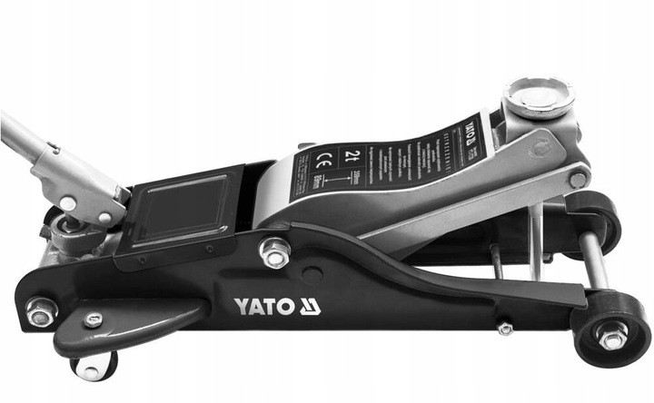Домкрат підкатний низькопрофільний 2 т YATO YT-1720, фото 1