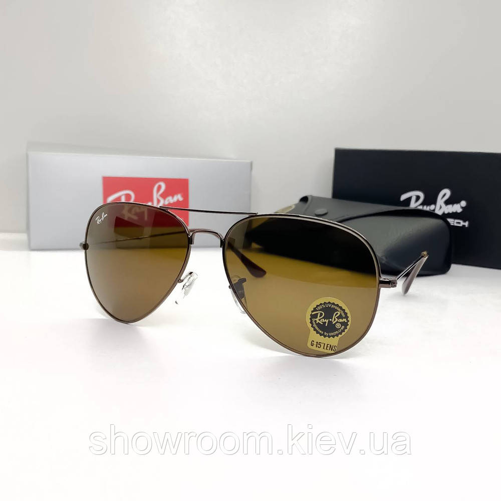 Жіночі сонцезахисні окуляри RAY BAN 3026 aviator (2913)