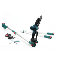 Высоторез аккумуляторный Makita DUC 155Z (24V, 5AH, шина 15 см) мини-пила со штангой 2 метра Макита