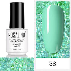 Rosalind гель-лак №38 для нігтів манікюру - Бірюзовий розалінд