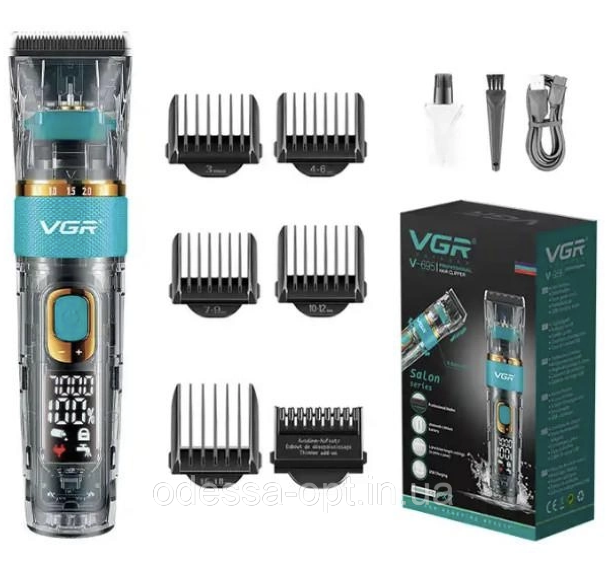 Машинка для стрижки VGR V-695 із зарядкою від USB