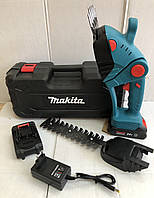 Аккумуляторные ножницы Makita 24V 5A Триммер 2в1, кусторез для кустарников, травы.