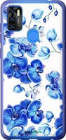 Чехол на ZTE Blade A7S 2020 Голубые орхидеи "4406u-2454-18101"