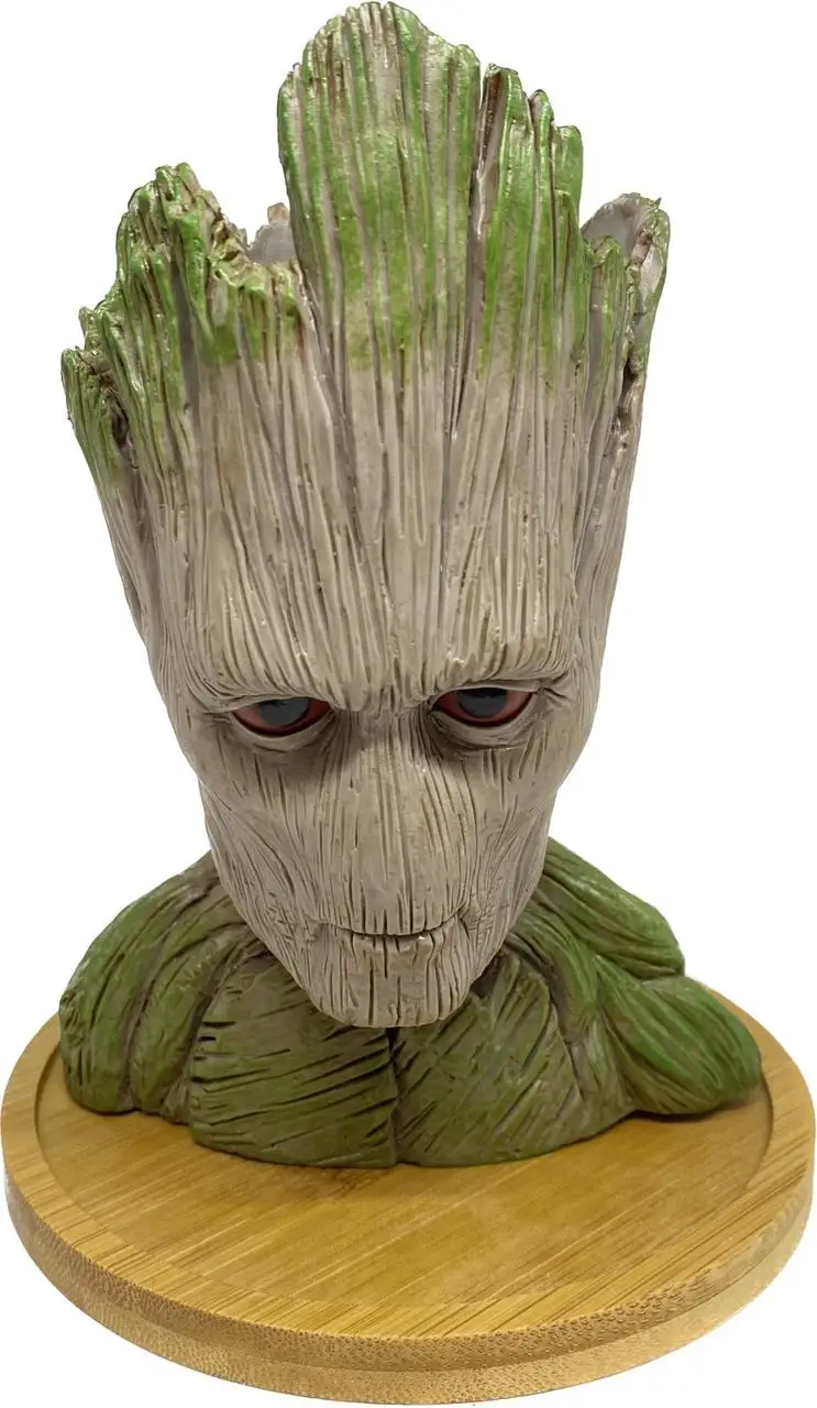 Горщик кашпо для квітів та канцелярії Грут Groot G5 з круглою підставкою, фото 1