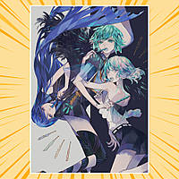 Плакат А3 Аніме Houseki no Kuni / Край самоцвітів 016