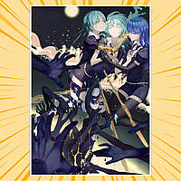 Плакат А3 Аніме Houseki no Kuni / Край самоцвітів 019