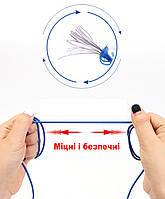 Шнурки гумові довгі 120см коричневі з фіксатором для взуття. Шнурки еластичні круглі для кросівок, фото 10