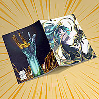 Зошит А5 48 арк. на скобі у клітинку 60 гр.м²  Houseki no Kuni / Край самоцвітів